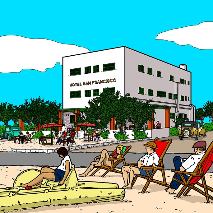 Opening of the first hotel